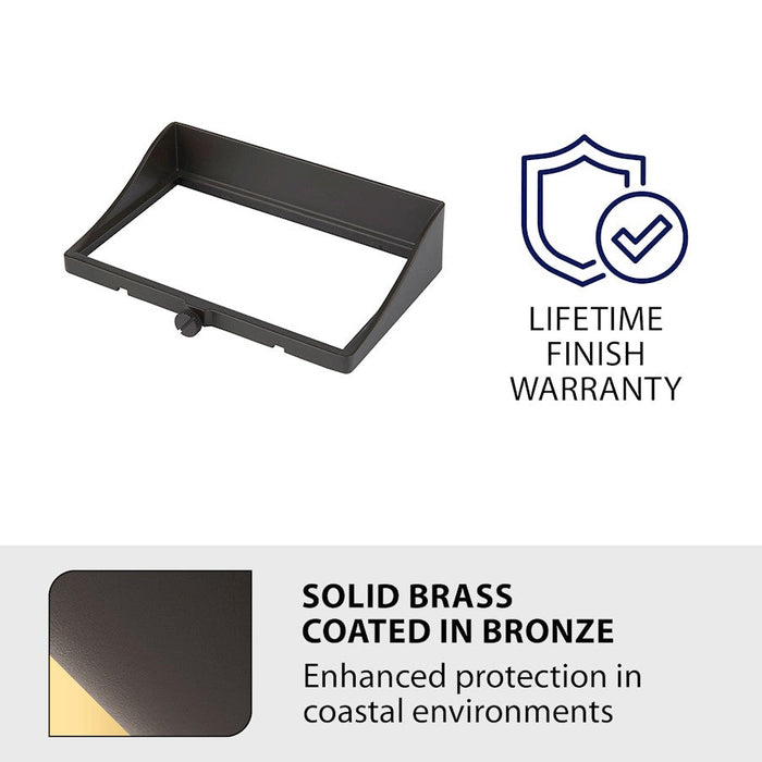 WAC Lighting Landscape Horizontal Hood Glare Control Wall Wash