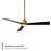 WAC Lighting Clean 3 Blade LED Ceiling Fan