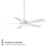 WAC Lighting Odyssey 5 Blade Smart Ceiling Fan