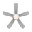 WAC Lighting Odyssey 5 Blade Flush Ceiling Fan