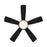 WAC Lighting Odyssey 5 Blade Flush Ceiling Fan