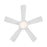 WAC Lighting Odyssey 5 Blade Flush Ceiling Fan