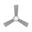 WAC Lighting Hug 3 Blade Flush Mount Ceiling Fan