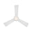 WAC Lighting Hug 3 Blade Flush Mount Ceiling Fan