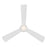 WAC Lighting Hug 3 Blade Flush Mount Ceiling Fan