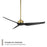 WAC Lighting Stella 3 Blade Smart Ceiling Fan