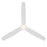 WAC Lighting Blitzen 3 Blade LED Smart Ceiling Fan