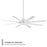 WAC Lighting Mocha XL 8 Blade Smart Ceiling Fan