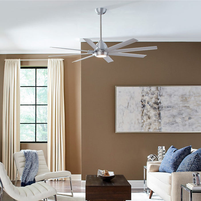 WAC Lighting Mocha XL 8 Blade Flush Mount Ceiling Fan