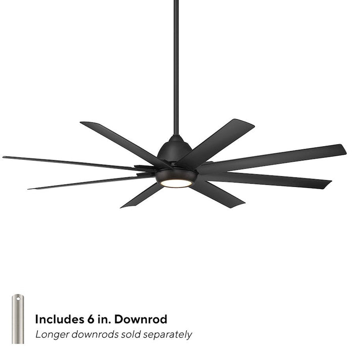 WAC Lighting Mocha XL 8 Blade Flush Mount Ceiling Fan