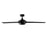 WAC Lighting Geos 3 Blade Smart Ceiling Fan, Black/Black