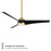 WAC Lighting Sonoma 3 Blade Smart Ceiling Fan