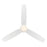 WAC Lighting Atlantis 3 Blade Pull Chain Ceiling Fan