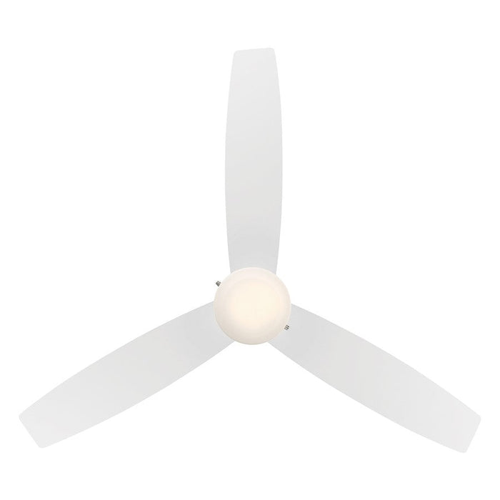 WAC Lighting Atlantis 3 Blade Pull Chain Flush Ceiling Fan