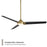 WAC Lighting Zelda 3 Blade LED Ceiling Fan