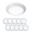 WAC Disc 4" LED ES Flush & Retrofit Kit, White (Pack of 10) - FM-304-930-WT-10