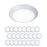 WAC Disc 4" LED ES Flush & Retrofit Kit, White (Pack of 24) - FM-304-930-WT-24