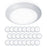 WAC Disc 6" LED ES Flush & Retrofit Kit, White (Pack of 24) - FM-306-930-WT-24