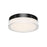 WAC dweLED Dot 6" LED Flush Mount 2700K, Black/Clear - FM-W57806-27-BK