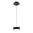 dweLED Ohm 6" LED 1 Light Pendant 3000K, Black/Opal - PD-13006-BK