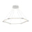 dweLED Lune 32" LED 6 Light Pendant 3000K, Aluminum/Opal - PD-14032-AL