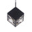 WAC dweLED Ice Cube 8" LED Mini Pendant 3500K, Black - PD-29308-BK