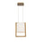 WAC dweLED Park Avenue 9" LED Pendant 3000K, Aged Brass - PD-33312-AB