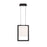 WAC dweLED Park Avenue 9" LED Pendant 3000K, Black - PD-33312-BK