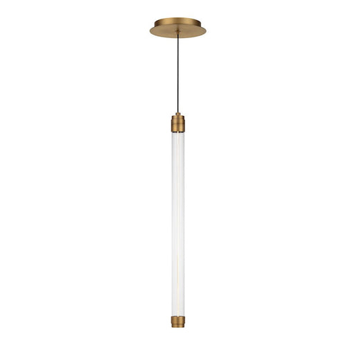 WAC dweLED Jedi 22" LED Pendant 3000K, Aged Brass - PD-51322-AB