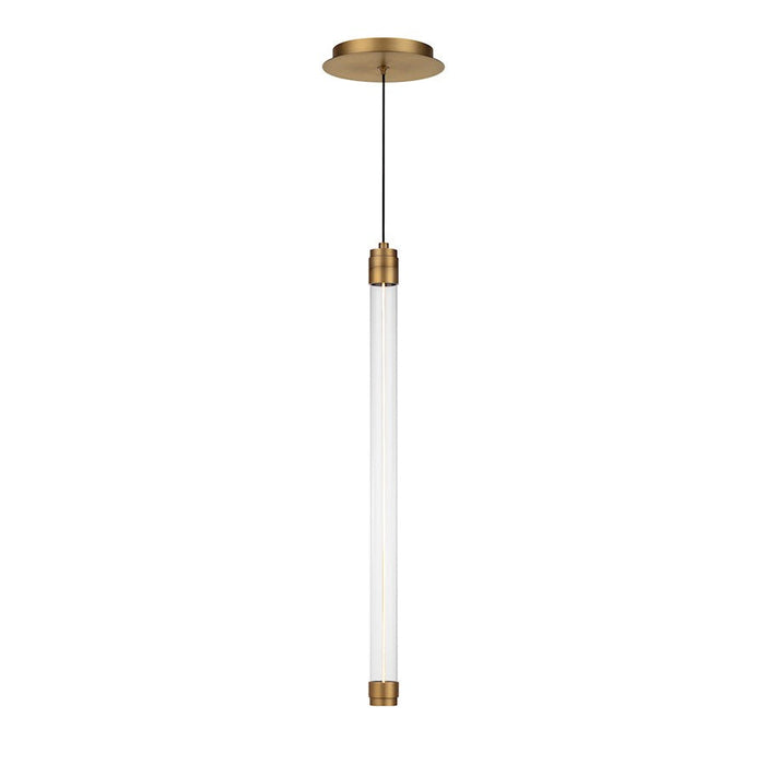 WAC dweLED Jedi 22" LED Pendant 3000K, Aged Brass - PD-51322-AB