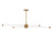 WAC Lighting Dweled Jedi LED Linear Chandelier 3000K