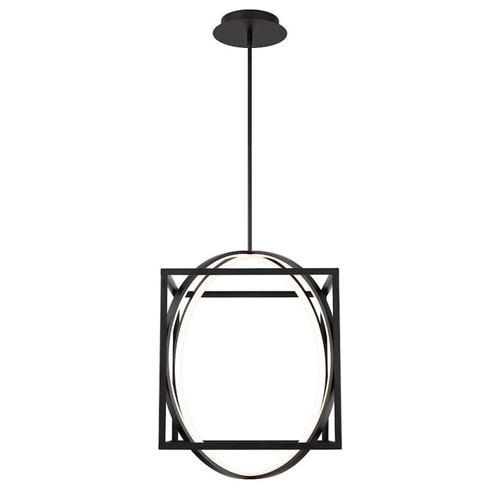 WAC Lighting Dweled Geometrix LED Pendant 3000K, Black