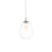 WAC dweLED Bolla 1 Lt 6" LED Mini Pendant, Chrome/Etched - PD-67209-CH