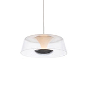 WAC dweLED Branwen 1 Light 9" LED Mini Pendant 3000K, Chrome/Glass - PD-75209-CH