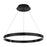 WAC dweLED Sirius 1 Light 31" LED Pendant 3000K, Black/Silicone - PD-81131-BK