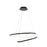 dweLED Marques 28" LED 1 Light Pendant 3000K, Black/White - PD-83128-BK