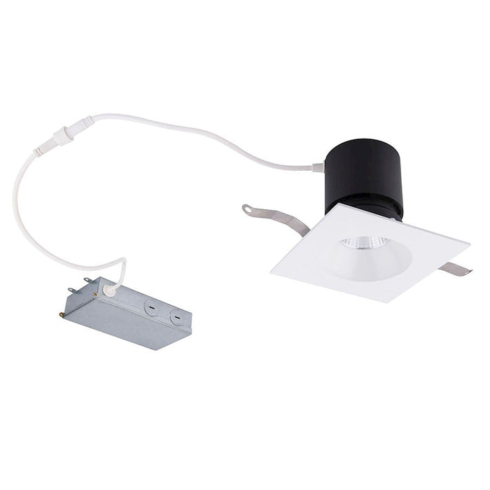 WAC Lighting Patriot 1 Light 3" LED 5-CCT SQ Recessed Kit, WH - R3HSDR-F9CS-WT