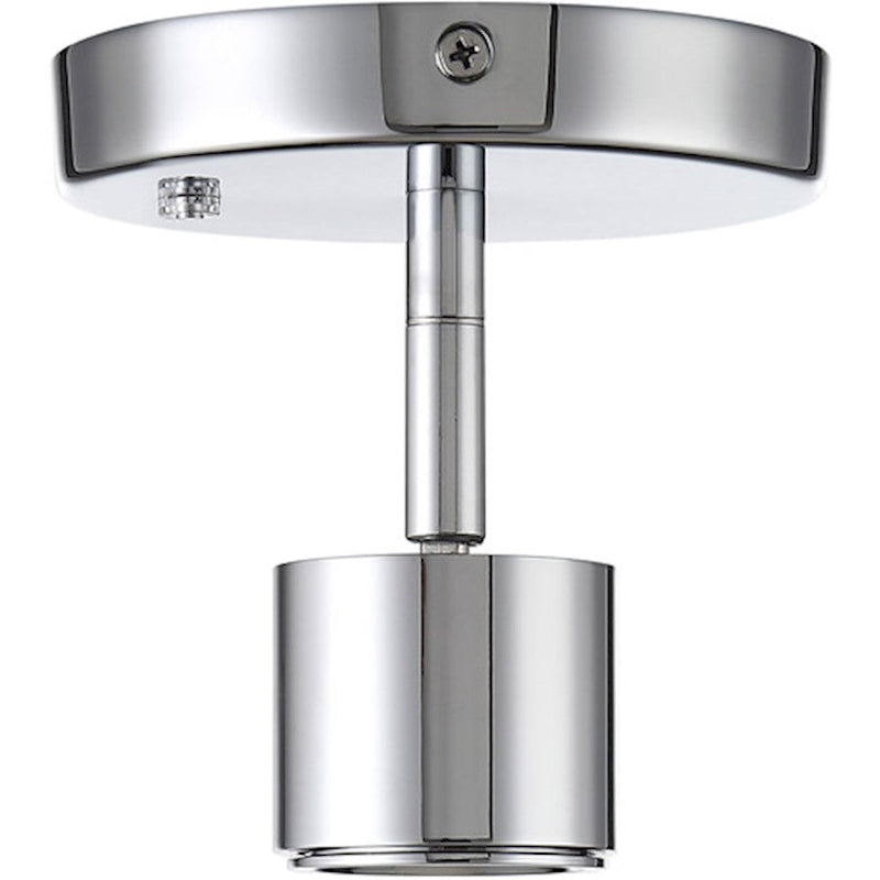 WAC DweLED Sprite 1 Light Adjustable Display Light 3000K, Chrome