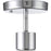 WAC DweLED Sprite 1 Light Adjustable Display Light 3000K, Chrome