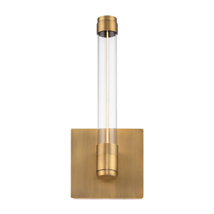 WAC dweLED Jedi 12.6" LED Wall Sconce 3000K, Aged Brass - WS-51313-AB