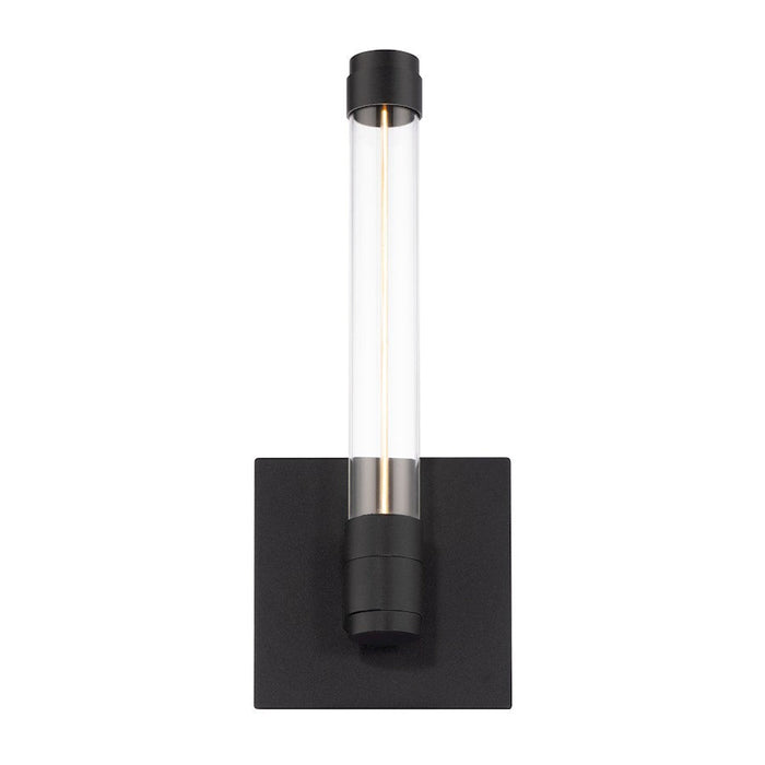 WAC dweLED Jedi 12.6" LED Wall Sconce 3000K, Black - WS-51313-BK