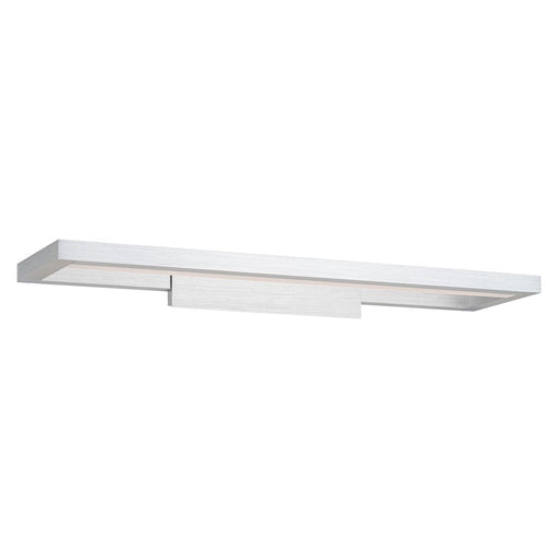 dweLED View 28" LED Wall Light 3-CCT 2700K, Aluminum/White - WS-89128-27-AL