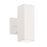 WAC Lighting Cubix Outdoor 2 Light Wall Sconce, White/White - WS-W220212-30-WT