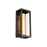dweLED Hathaway 12" LED 1 Light In/Out Wall 3000K, Black/Brass - WS-W39012-BK-AB
