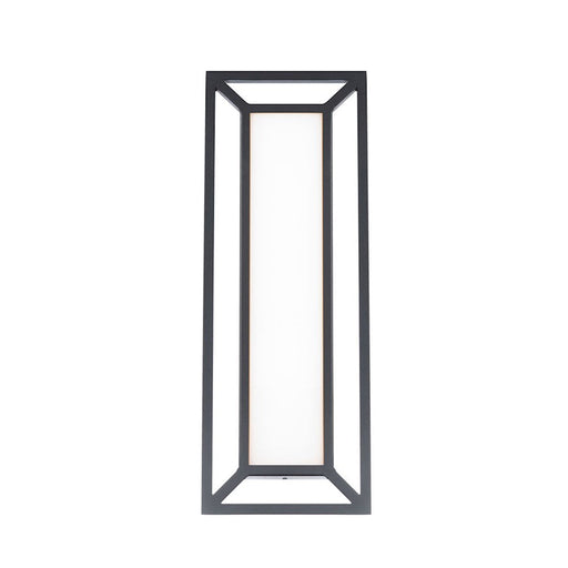WAC dweLED Tate 1 Lt 22" LED Outdoor Wall Light 3000K, BK/Etched - WS-W69222-BK