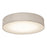 AFX Lighting Ashland LED 12" Flush Mount, White/Grey Linen - ALDF1318LAJD1GY