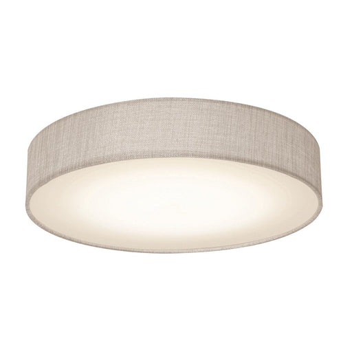 AFX Lighting Ashland LED 15" Flush Mount, White/Grey Linen - ALDF1525LAJD1GY
