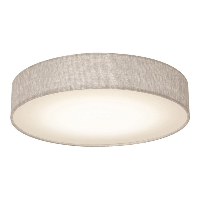 AFX Lighting Ashland LED 20" Flush Mount, White/Grey Linen - ALDF2032LAJD1GY