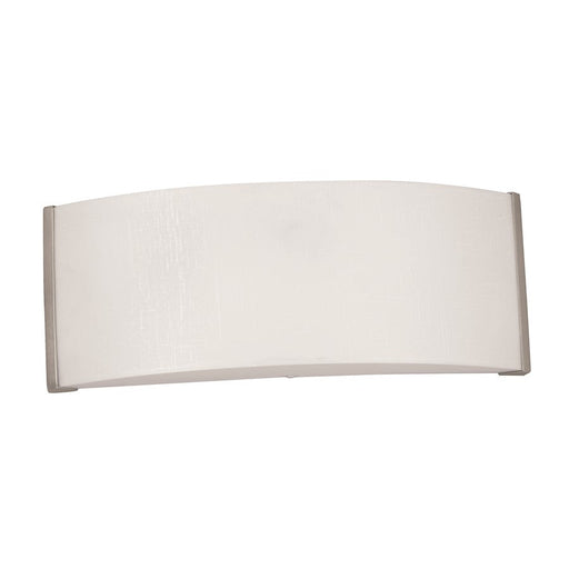 AFX Lighting Algiers LED Sconce Satin Nickel/Linen Acrylic - ALS160614LAJUDSN
