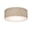 AFX Lighting Anton 2 Light 12" Flush Mount, Jute - ANF1214MB-JT